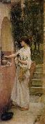 A Roman Offering John William Waterhouse